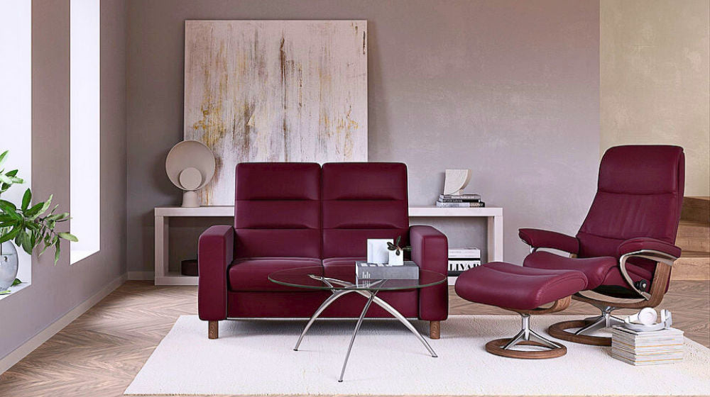 stressless batick Boudreaux leather color