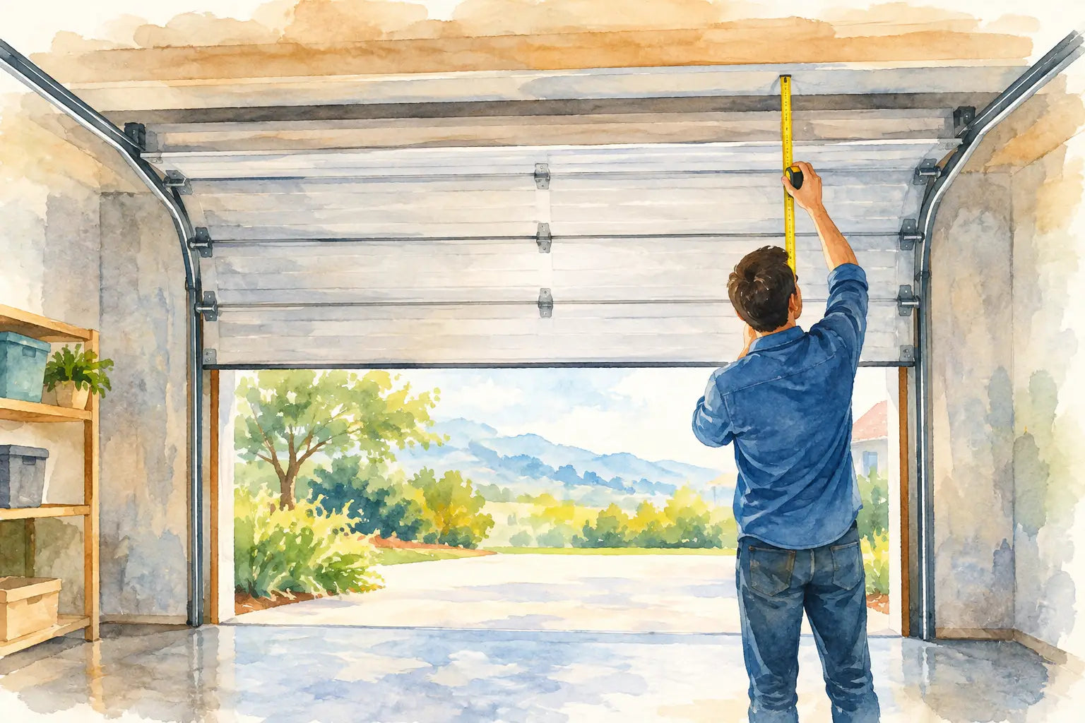 How Much Sectional Doorway Clearance Do You Need?