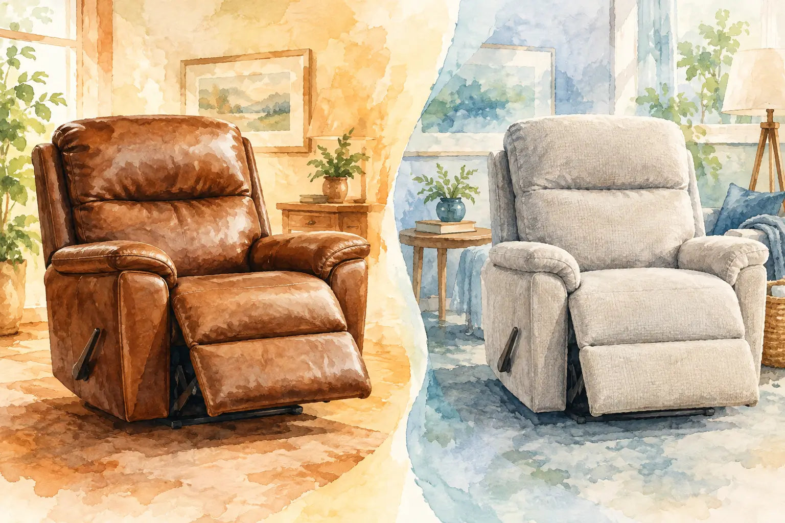 Leather Versus Fabric Recliners: Which Is Better?