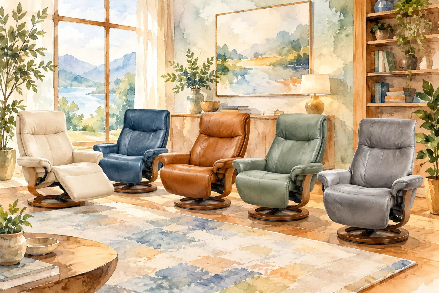 Choosing Stressless Recliner Colors for Your Home