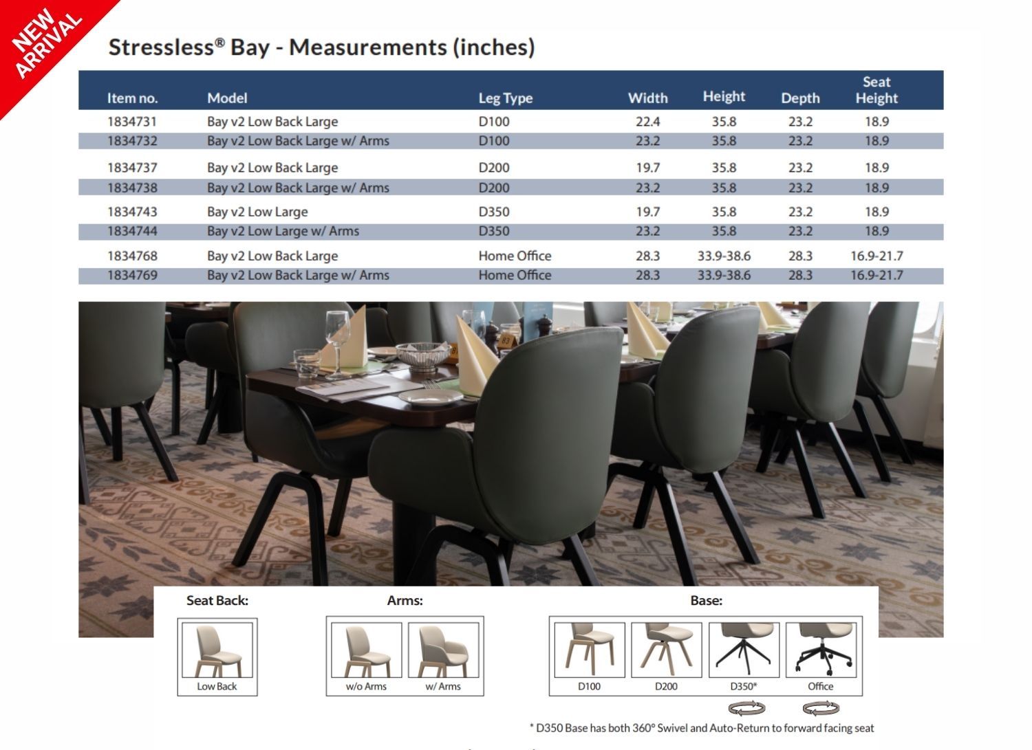 Stressless Bay Dining Chair