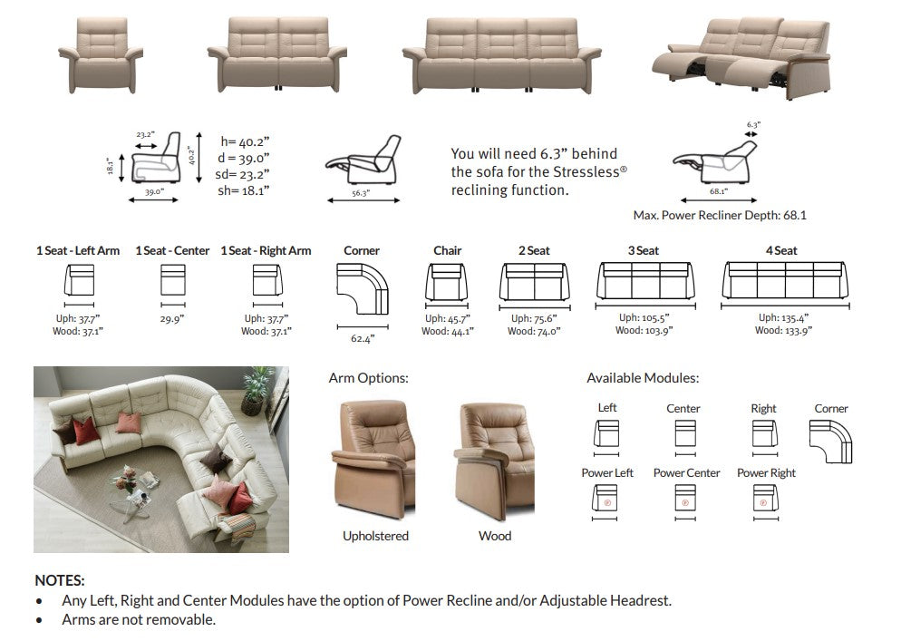 Stressless®  Mary Sofa