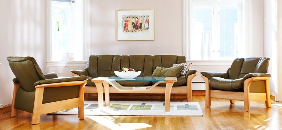 Stressless® Buckingham sofa chair — back view