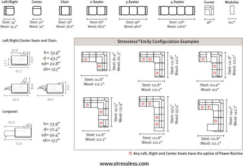 In Stock Special-Emily Sofa Sectional