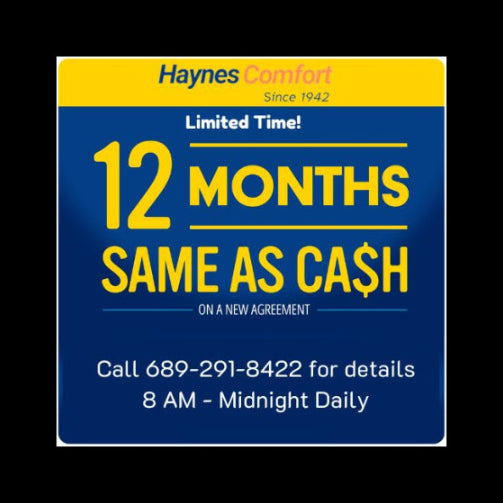 Stressless financing options.