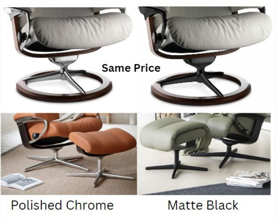 Stressless finish options.