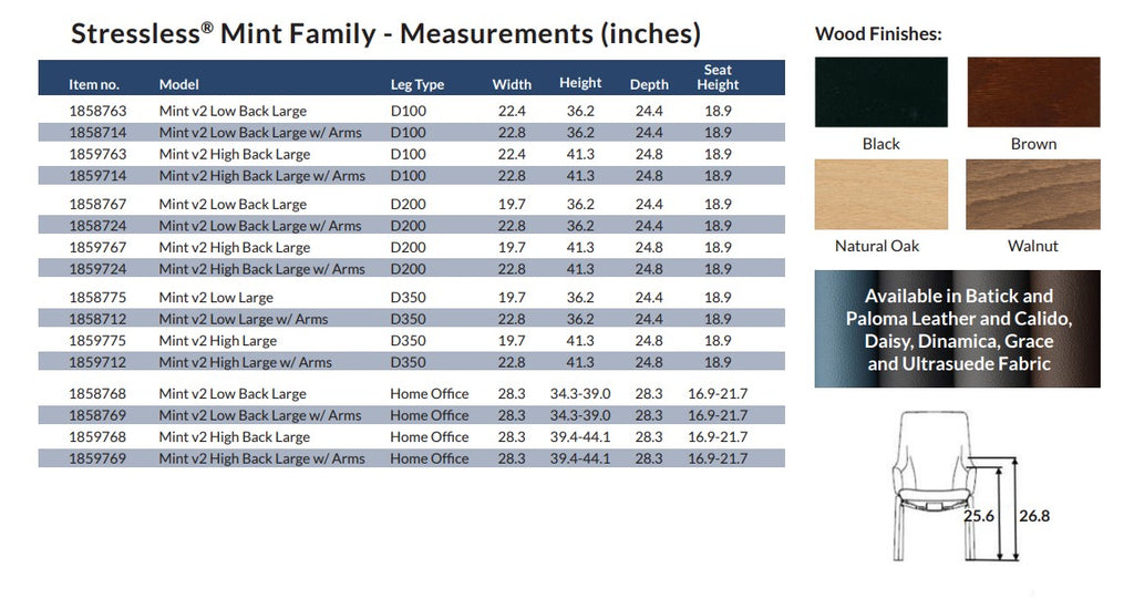 Stressless Mint Dining Chair