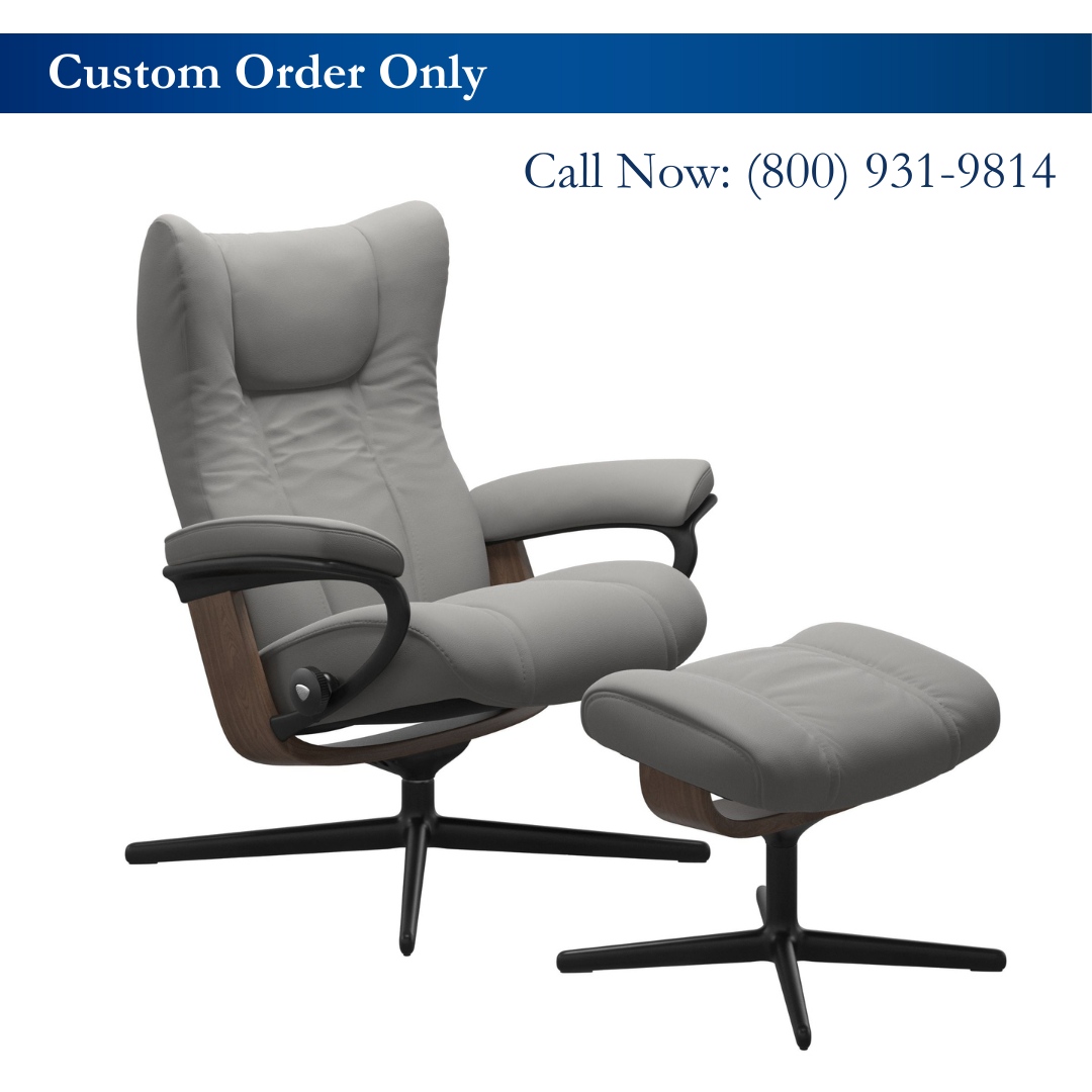 The Stressless Wing Large Cross recliner.
