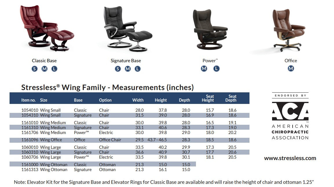 Stressless Wing Office Chair