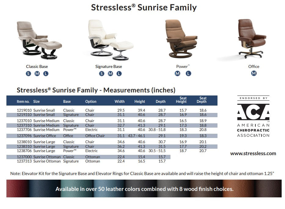 Stressless Sunrise Office Chair