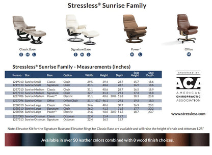 Stressless Sunrise Office Chair