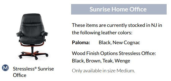 Stressless Sunrise Office Chair
